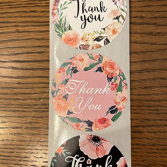 Six 2-inch Thank You stickers. Free when bundled! Perfect for Poshmark s… - Picture 4 of 8